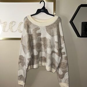 Express Oversized Cropped Sweater